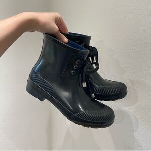 Nautica Black Ankle Rain Boots (7)